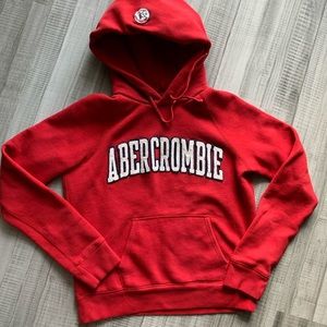 Red, vintage style Abercrombie & Fitch